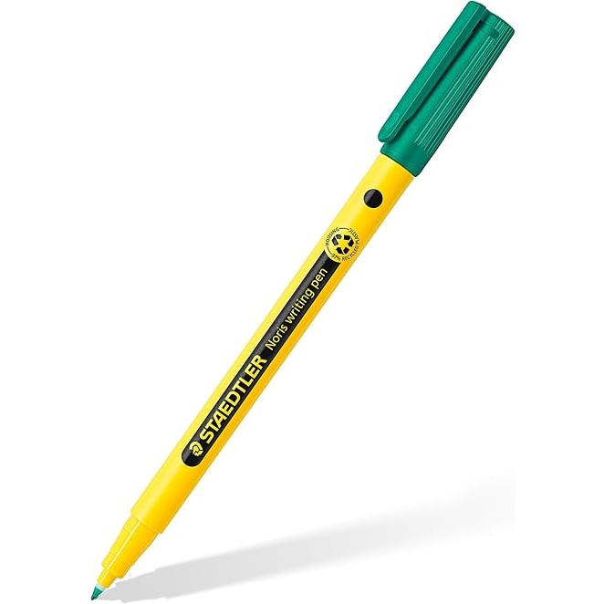 Staedtler Noris Writing Pen (0.6 mm, felt tip) (Green, Single)